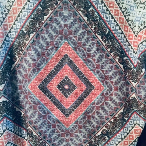 🔥Deal/ Cardigan, Aztec, Charlotte Russe, multi colored, Sz XS - Picture 4 of 6